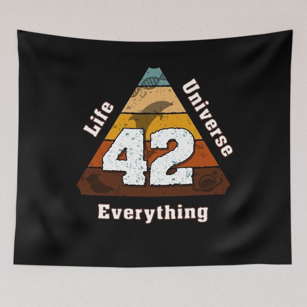Item preview, The Answer to Life the Universe and Everything is simple: 42 designed and sold by Siiiiichfried.
