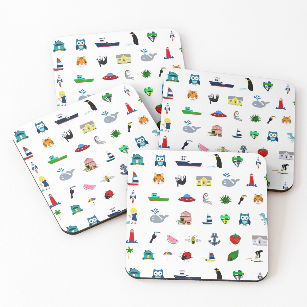 Item preview, Coasters (Set of 4) designed and sold by MarcSabuncu.