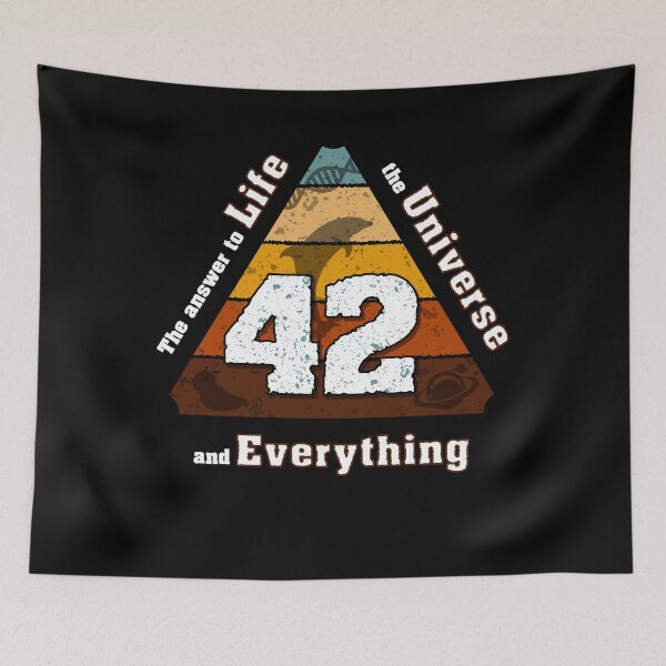 Item preview, The Answer to Life the Universe and Everything is simple: 42 designed and sold by Siiiiichfried.