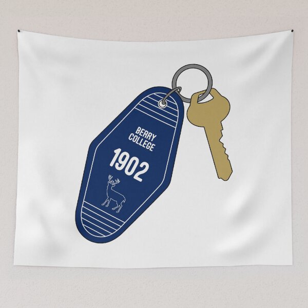 Item preview, Berry College Keychain and Key designed and sold by Madison Morris.