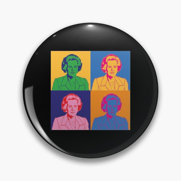 Item preview, Pop Art Picture Portrait Margaret Thatcher graphic designed and sold by jakehughes2015.