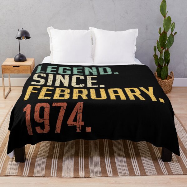 Item preview, Legend Since February 1974 47th Birthday Gift 47 Years Old Vintage February 1974 designed and sold by Takatv.