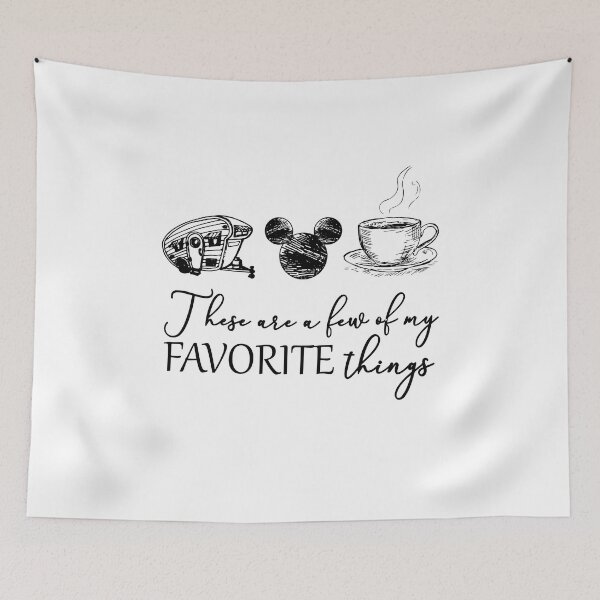 Item preview, Estas son algunas de mis cosas favoritas camping coffee mouse designed and sold by ArlenePowell.