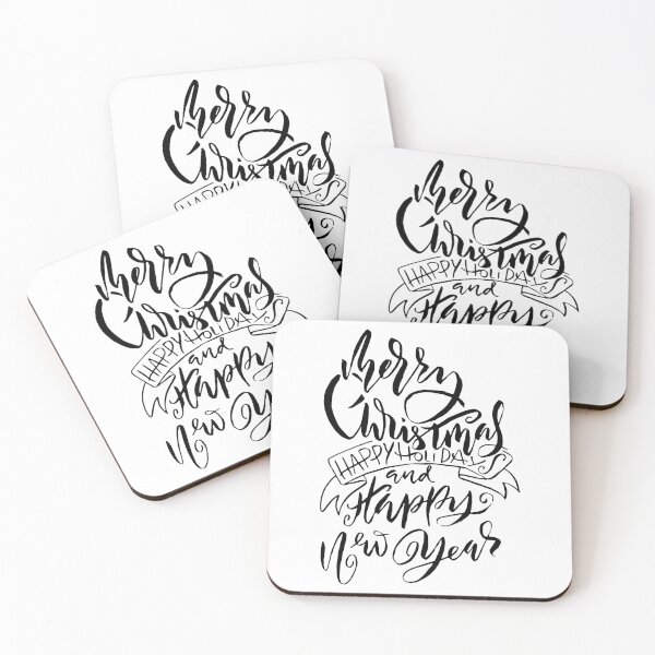 Item preview, Merry Christmas, Happy Holidays and Happy New Year Typography designed and sold by SAVWIS.