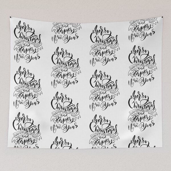 Item preview, Merry Christmas, Happy Holidays and Happy New Year Typography designed and sold by SAVWIS.