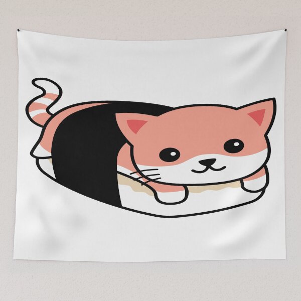 Item preview, Cat Sushi designed and sold by TrueTrippyArts.