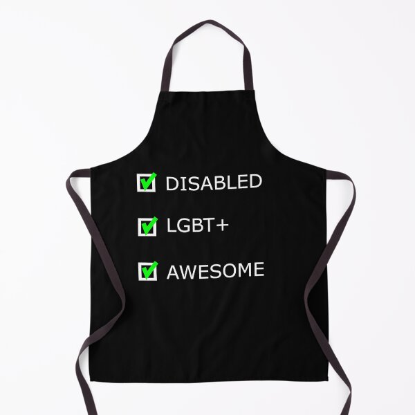 Item preview, DISABLED LGBT+ AWESOME designed and sold by uniqueitems.