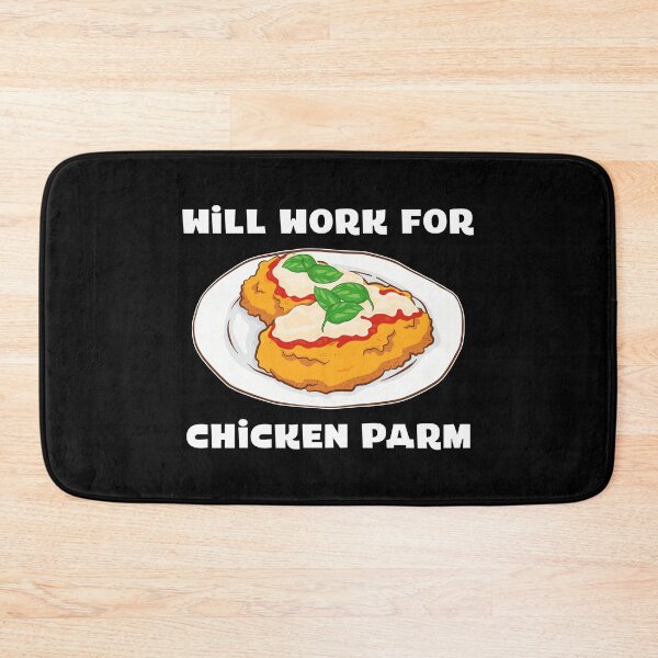 Item preview, Foodie Parmesan Will Work For Chicken Parm print designed and sold by jakehughes2015.
