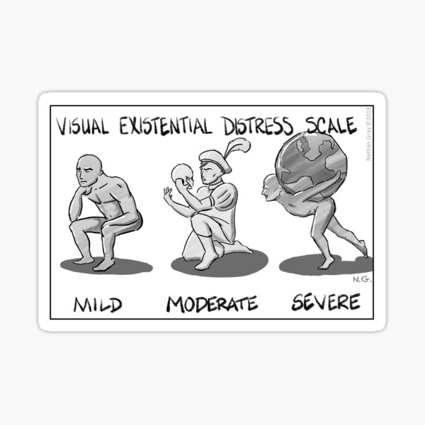 Item preview, Visual Existential Distress Scale designed and sold by NathanGray.