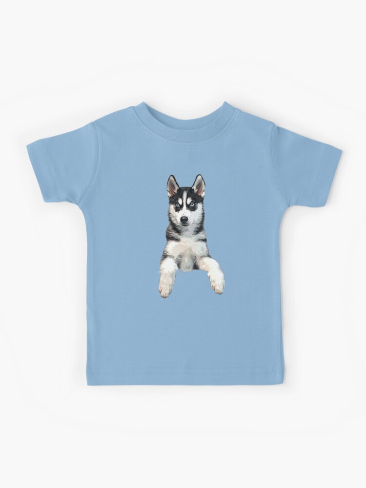 Husky Kindershirt lustiges Hunde Motiv T-Shirt Kinder Hundeshirt Huskies Kids 