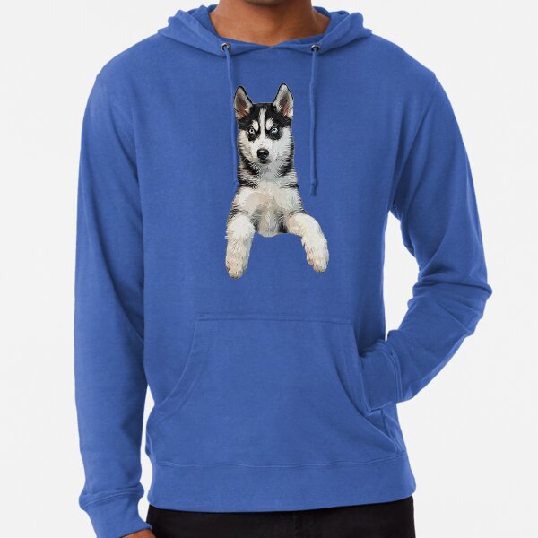 Husky in deals a hoodie