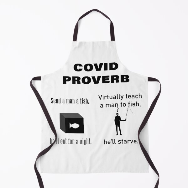 Item preview, COVID fishing proverb designed and sold by LeatherBound.