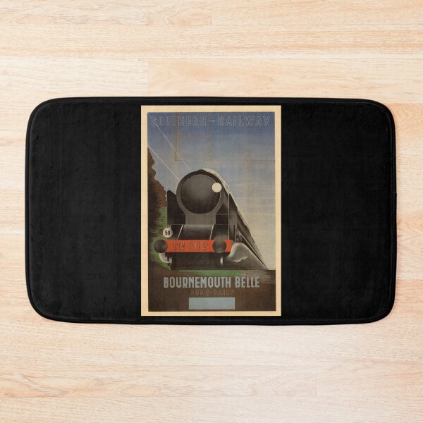 Item preview, Bournemouth Bele retro poster designed and sold by CorasPosters.