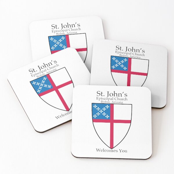 Item preview, St. John's Bisbee, Arizona - The Episcopal Church Shield #2 PNG Outlined designed and sold by litmusician.