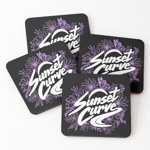 Item preview, Sunset Curve - Purple Floral designed and sold by lunalalonde.