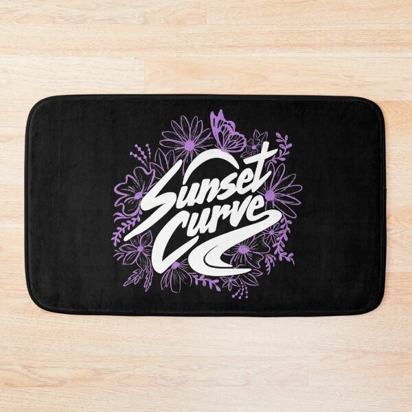 Item preview, Sunset Curve - Purple Floral designed and sold by lunalalonde.