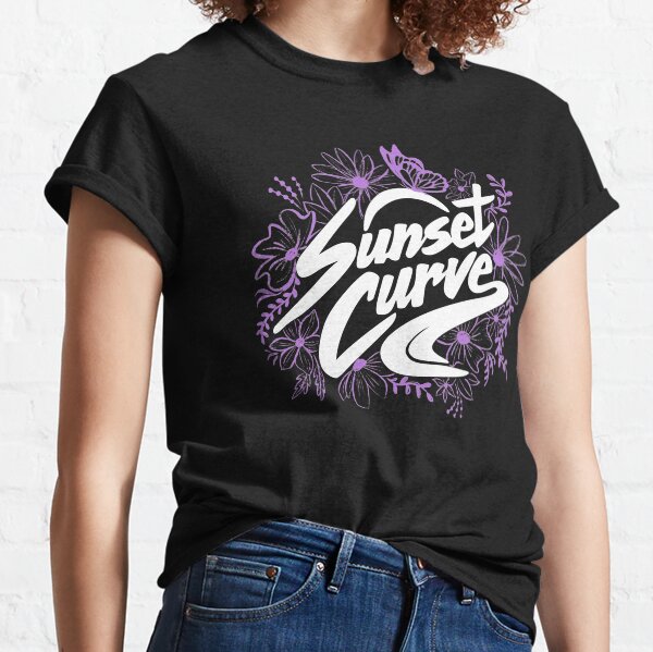 Sunset curve t deals shirt