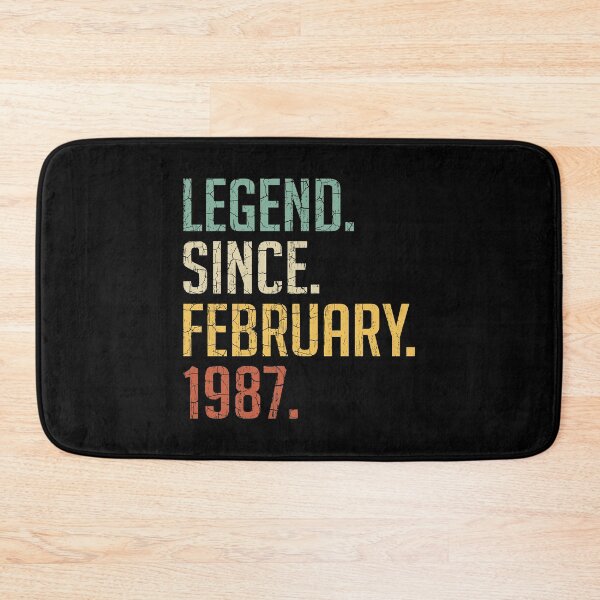 Item preview, Legend Since February 1987 34th Birthday Gift 34 Years Old Vintage February 1987 designed and sold by Takatv.