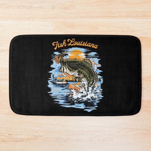 Item preview, Largemouth Bass Fishing Graphic print | Fish Louisiana product designed and sold by jakehughes2015.