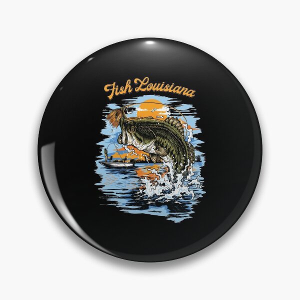Item preview, Largemouth Bass Fishing Graphic print | Fish Louisiana product designed and sold by jakehughes2015.