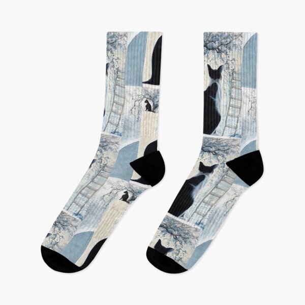 Item preview, Un estudio de gatos en azul - Palabras no dichas designed and sold by JanineRileyArt.