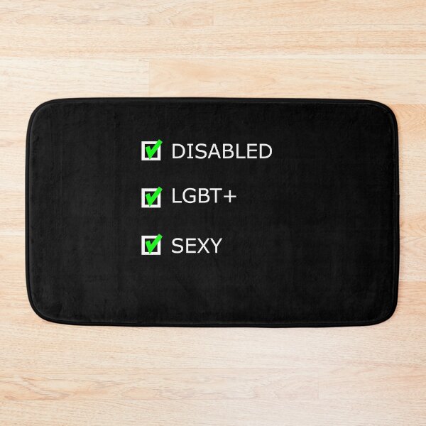 Item preview, DISABLED LGBT+ SEXY designed and sold by uniqueitems.