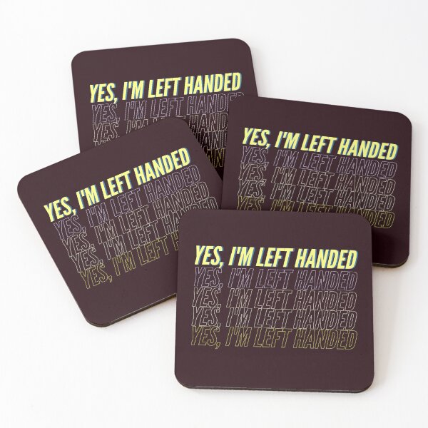 Item preview, Funny left handed quote typography designed and sold by Tecnofa.