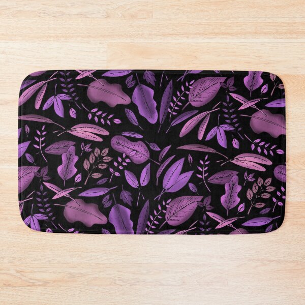 Item preview, Rich Metallic Purple Colorful Fall Autumn Leaves on a Transparent Background. Richly Colored Pattern for Fall. designed and sold by UrTops.