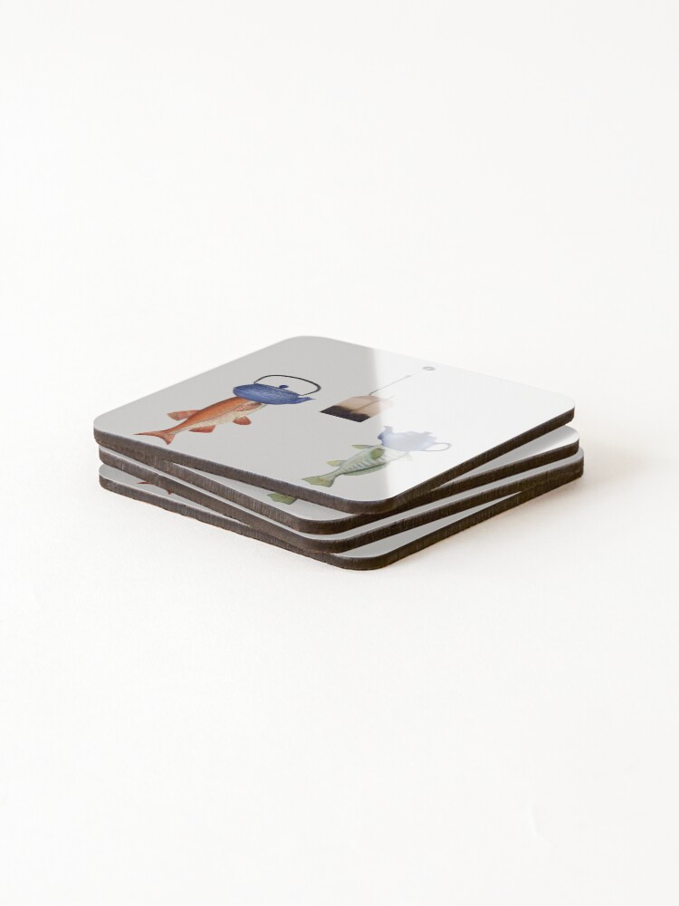 Thumbnail 4 of 5, Coasters (Set of 4), "I Thought It Was A Tea Room" designed and sold by Vesperalia.
