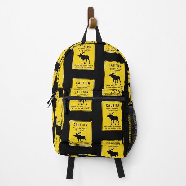 Item preview, Funny Don't Hike Alone in Moose Country graphic designed and sold by jakehughes2015.