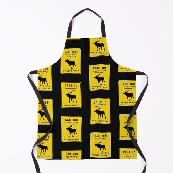 Item preview, Funny Don't Hike Alone in Moose Country graphic designed and sold by jakehughes2015.