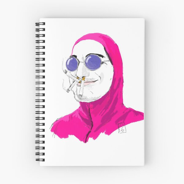 Item preview, Pink Guy smoking 3 cigars at once designed and sold by Giovana-Memes.