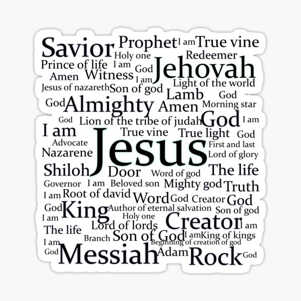 Item preview, The names of Jesus designed and sold by -Inkspire Studio-.
