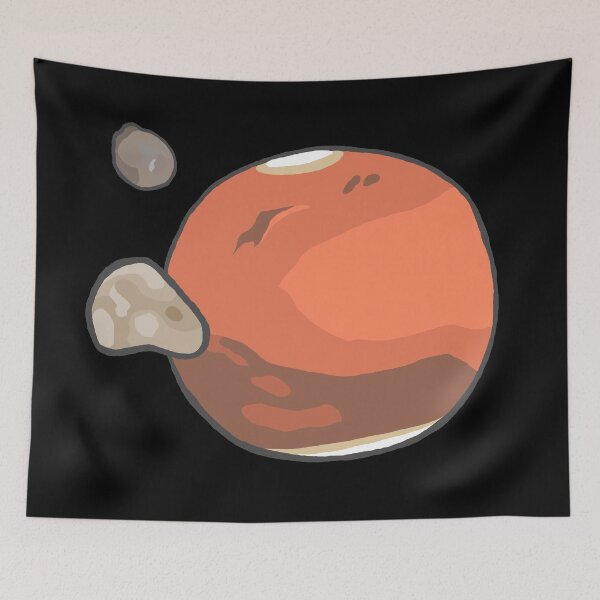Item preview, Mars and Moons designed and sold by DiskThree.