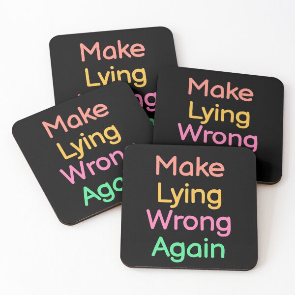 Item preview, Make Lying Wrong Again designed and sold by Albatrozz.