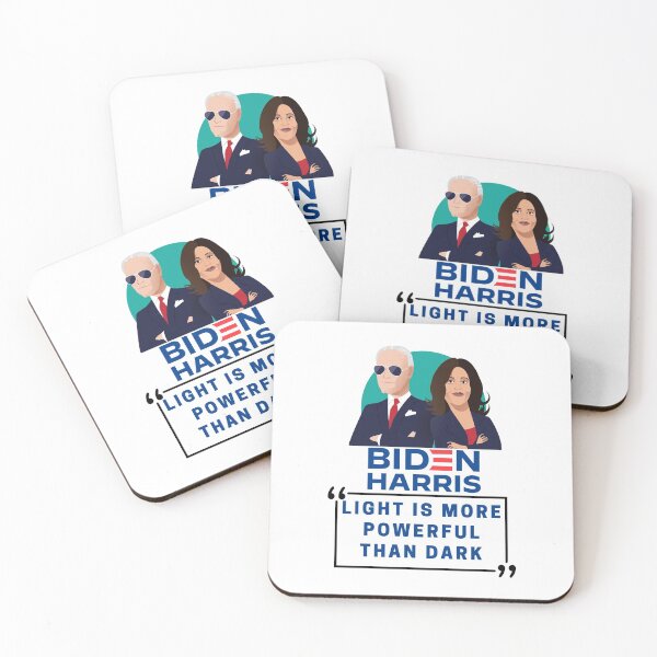 Item preview, Biden Harris 2020 - Light Is More Powerful Than Dark - 2020 US Election designed and sold by raretshirtsuk.
