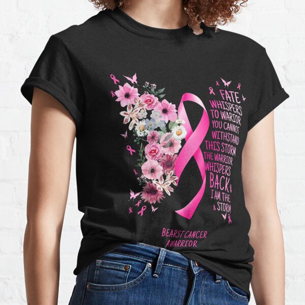 Breast Cancer Awareness Hibiscus Polynesian No One Fights Alone