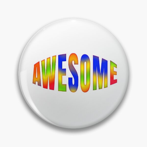 Item preview, Colorful Shaped AWESOME designed and sold by carolina1.