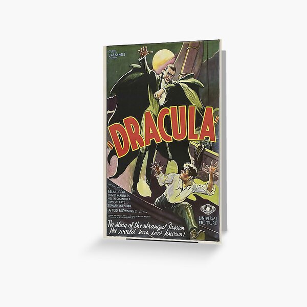 Item preview, Dracula Vintage Horror Movie Poster Design designed and sold by SouthSoundArts.
