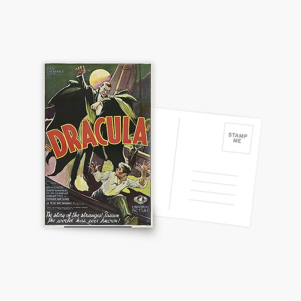 Item preview, Dracula Vintage Horror Movie Poster Design designed and sold by SouthSoundArts.