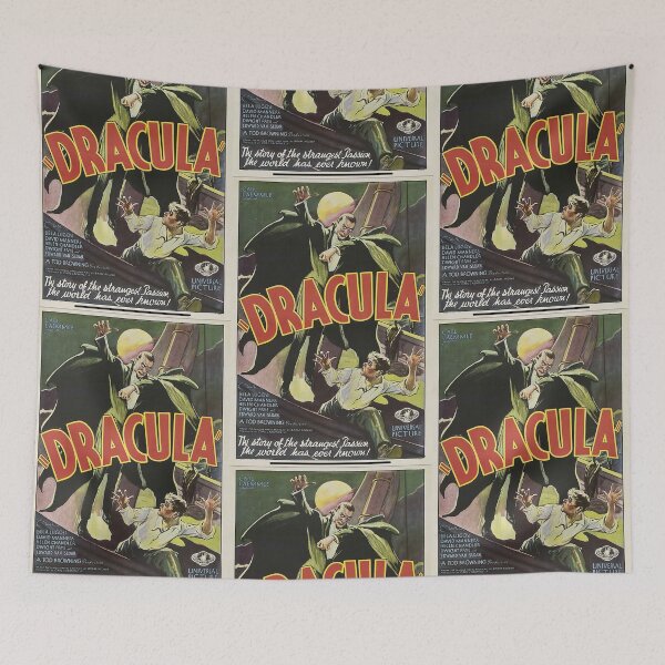 Item preview, Dracula Vintage Horror Movie Poster Design designed and sold by SouthSoundArts.