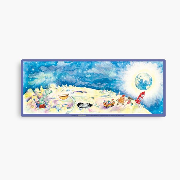 The Man on the Moon Canvas Print