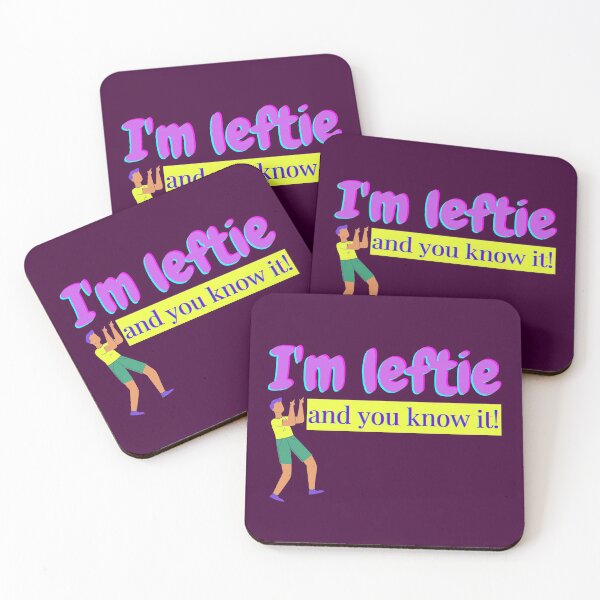 Item preview, Funny left handed quote typography designed and sold by Tecnofa.