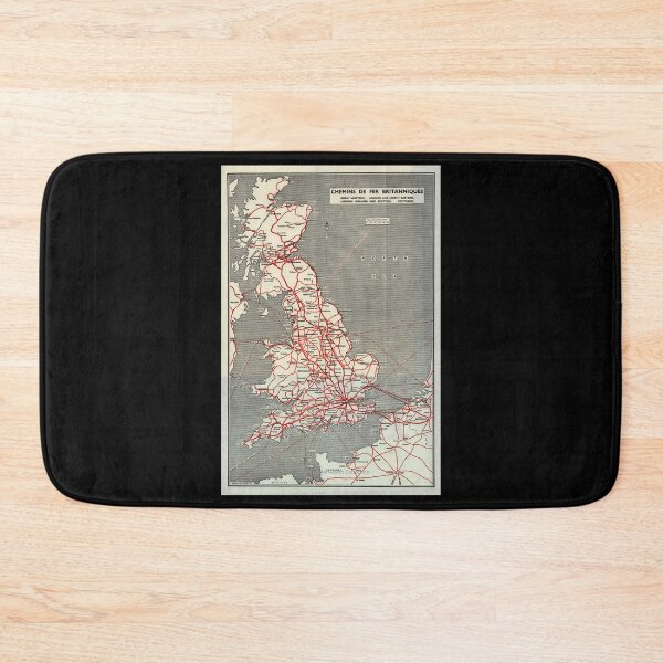 Item preview, Chemins de Fer Britanniques retro poster designed and sold by CorasPosters.