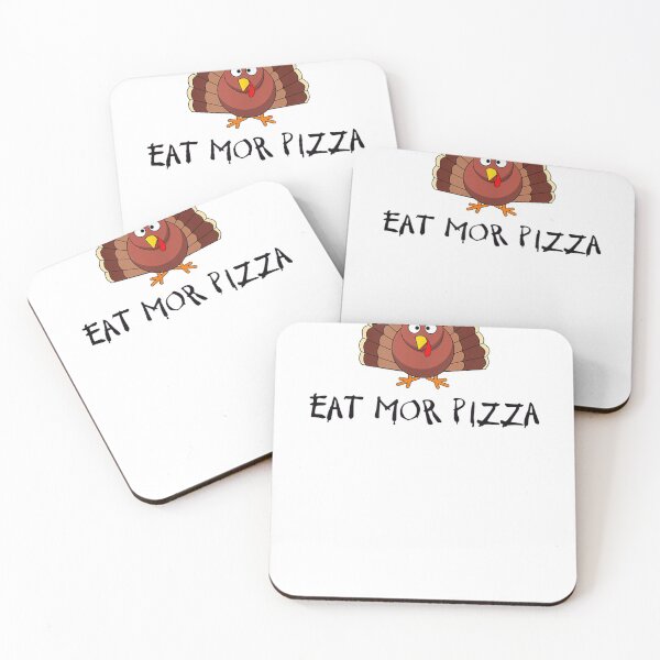Item preview, Cute Thanksgiving Day Turkey Eat Mor Pizza designed and sold by Cecil-Blackwell.