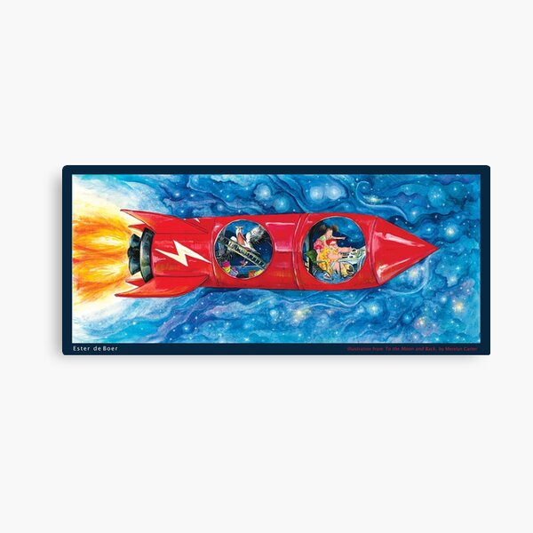 Grandma's Moon Rocket Canvas Print