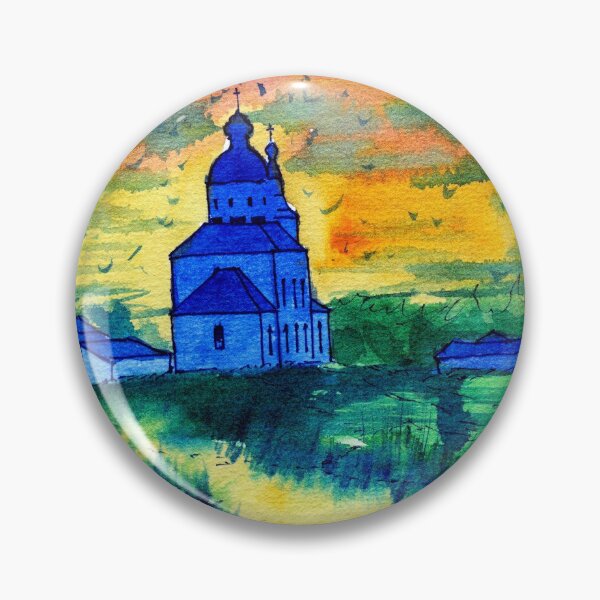 Item preview,  Kamenka River, Suzdal Russia - Vladimir Oblast (Original Painting) designed and sold by darrenyeoart.