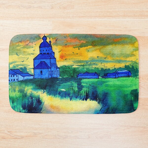 Item preview,  Kamenka River, Suzdal Russia - Vladimir Oblast (Original Painting) designed and sold by darrenyeoart.