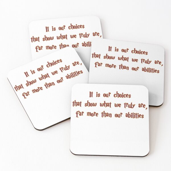 Item preview, It is our choices that show what we truly are, far more than our abilities designed and sold by Darcy777.