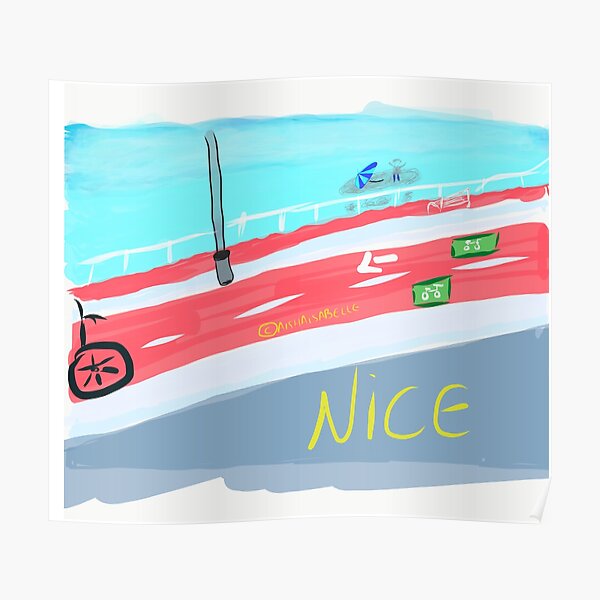 French Riviera- Nice Poster